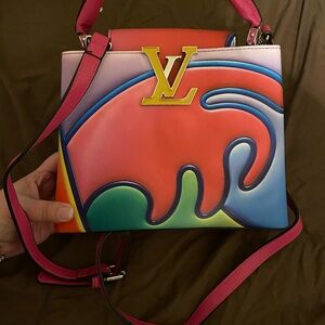 Louis Vuitton Multicolor Wave Design Women's Bag